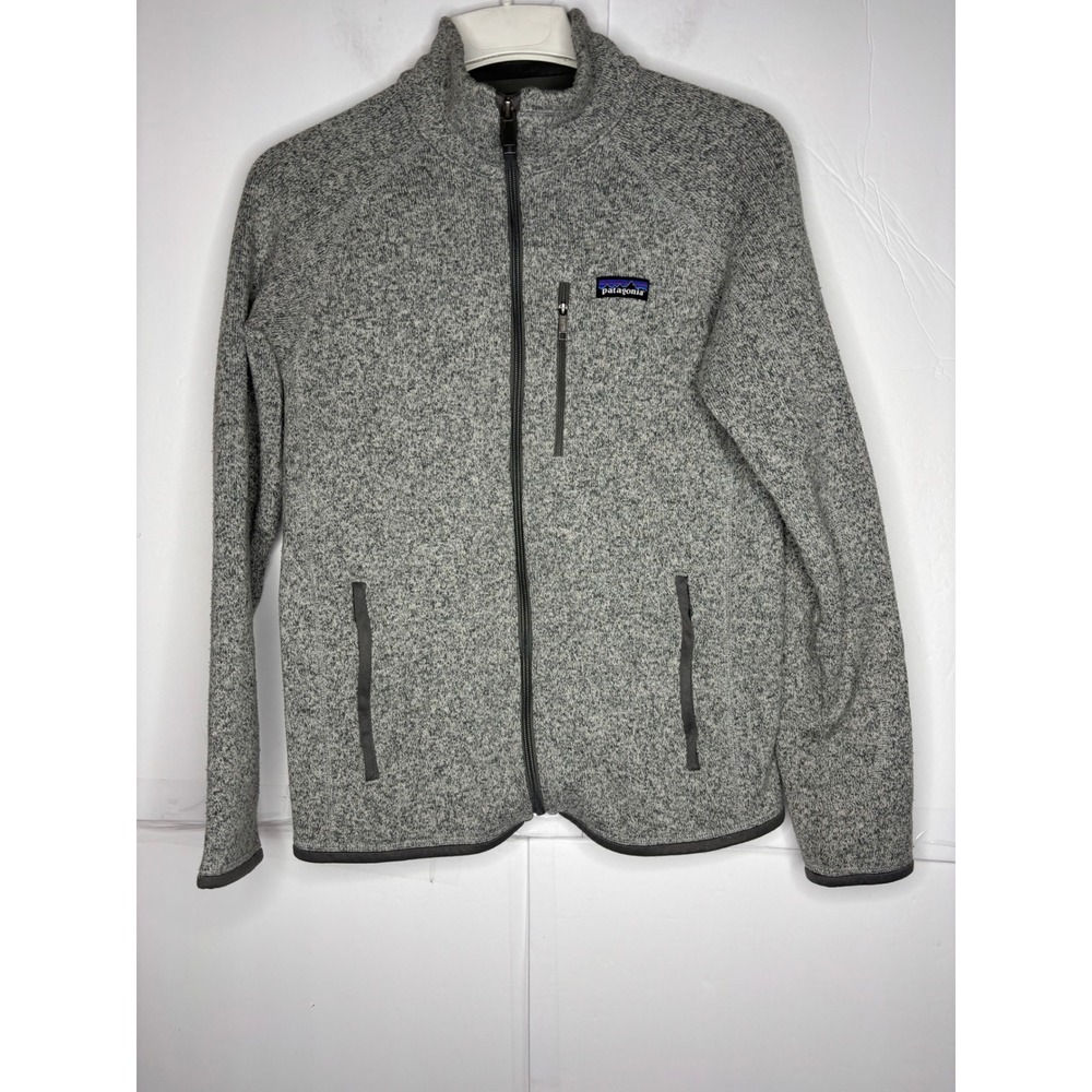 Patagonia Better Sweater Full Zip Fleece Jacket Mens Small Gray 25527 FA16